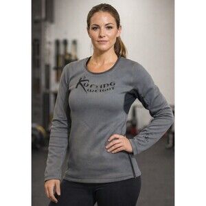 KUTTING Weight Women’s Sauna Sweat Top Neoprene Grey Size Medium